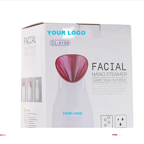 Модернизированный нано ионных лица пароход теплый туман увлажнитель распылитель увлажнитель увлажняющий уход за кожей лица спа-пароварка