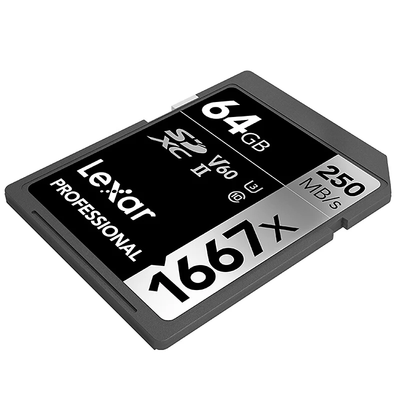 64 Гб/128 г/256 ГБ Высокое speedsdmemory CardU3 V60Memory карты read250MB/s Write120MB/s 1667X