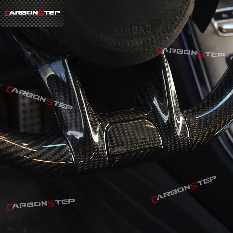 Car Steering Wheel For Mercedes Benz AMG GL550  C250 S350 C350 E350 ML 166 CLA 180 ML 164 G500 Carbon Fiber Steering Wheel