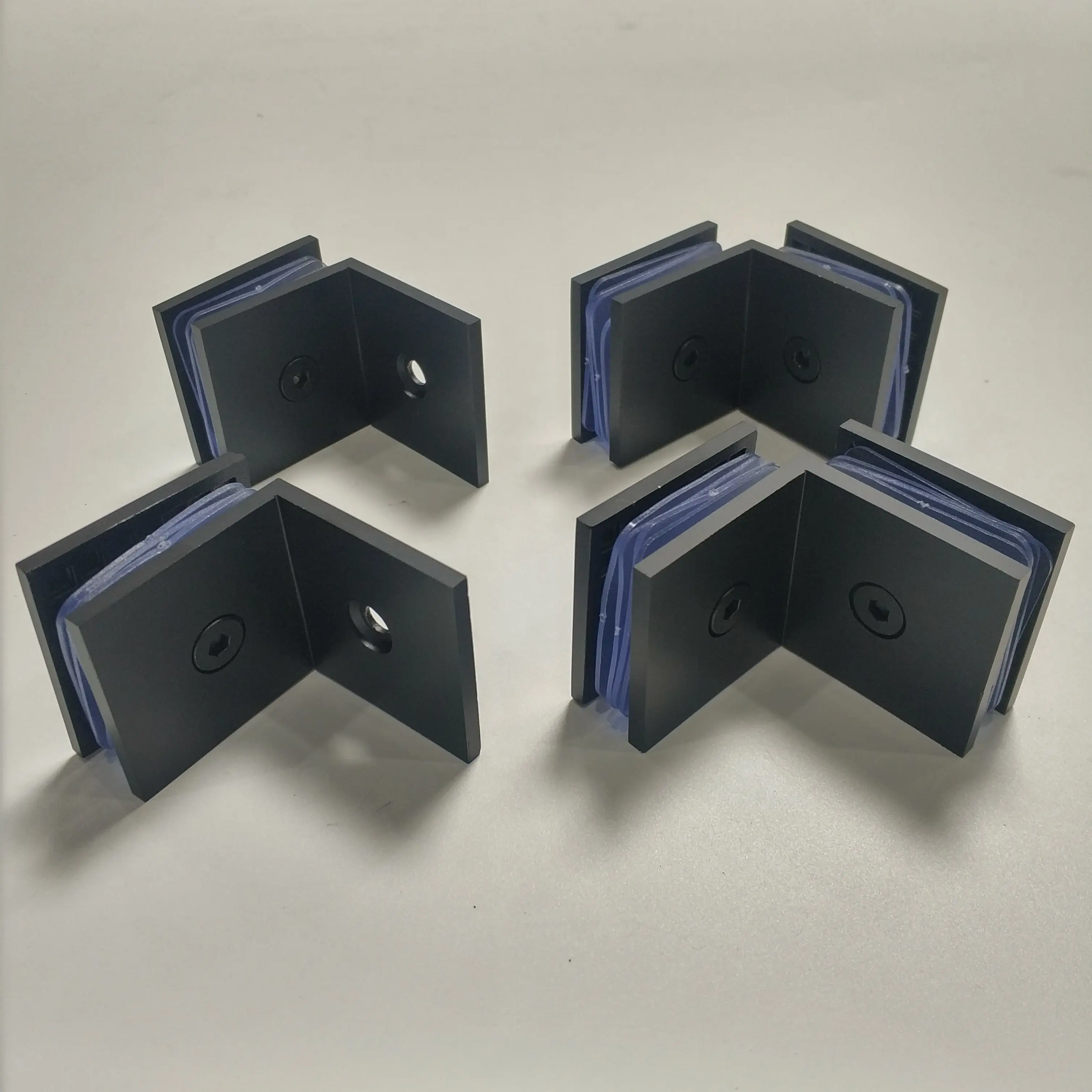 0 90 Degree Clips Shower Door Hardwares Dlass Date Stainless Steel Clamp