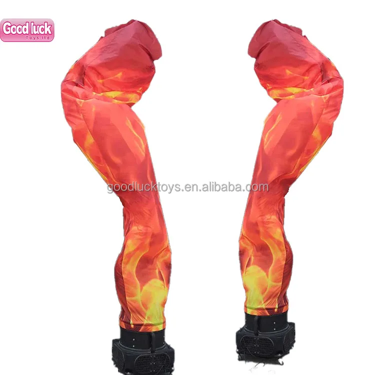 special inflatable air tube sky dancer Decorative  Fire flame dancing inflatable flame dancing tubes  for advertising