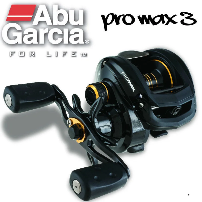 100% Original Abu Garcia PMAX 3 PMAX III 7+1BB Carp Electric Baitcasting Freshwater Fishing Reel