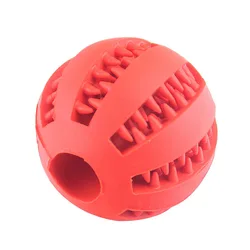 dog teeth molar bounce ball watermelon ball rubber dog toy  bite clean teeth leakage ball chewing pet toys