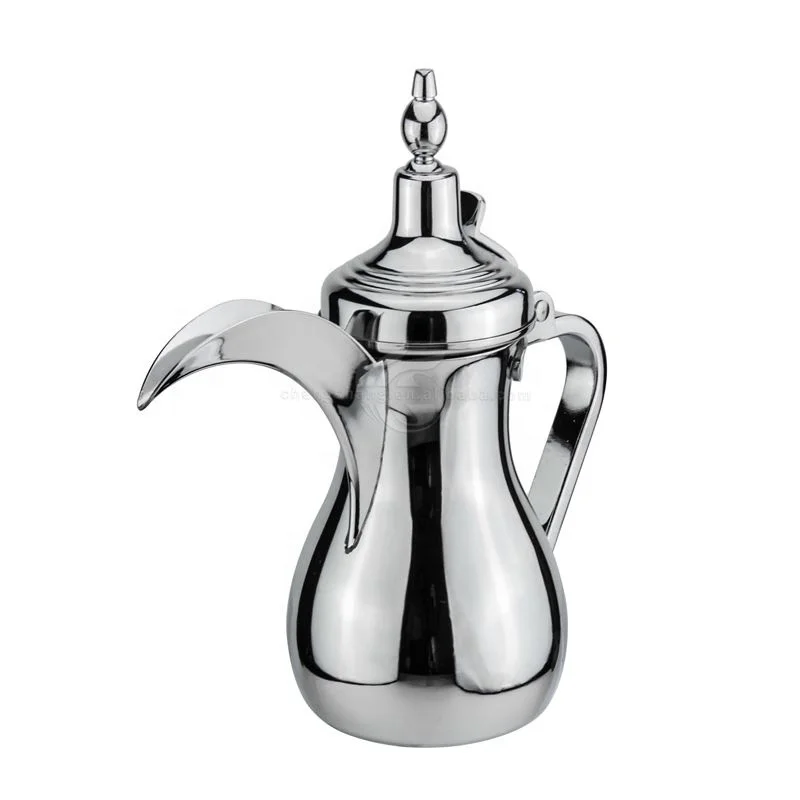 Dubai high quality golden single stainless steel arabic coffee pot thermo jug