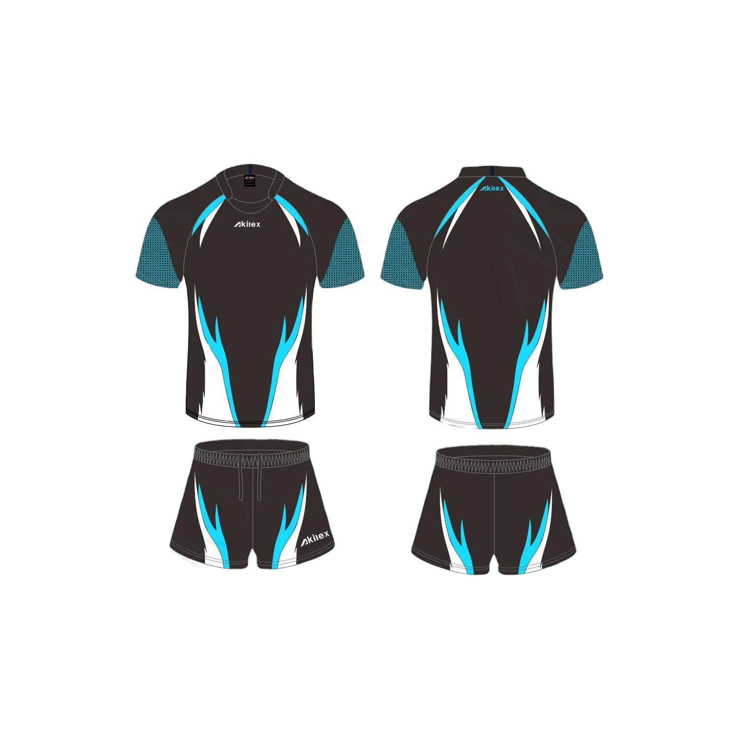 Akilex High quality 2022 customized sublimation unusual vintage rugby shirts uniform wholesale rugby club team league jerseys