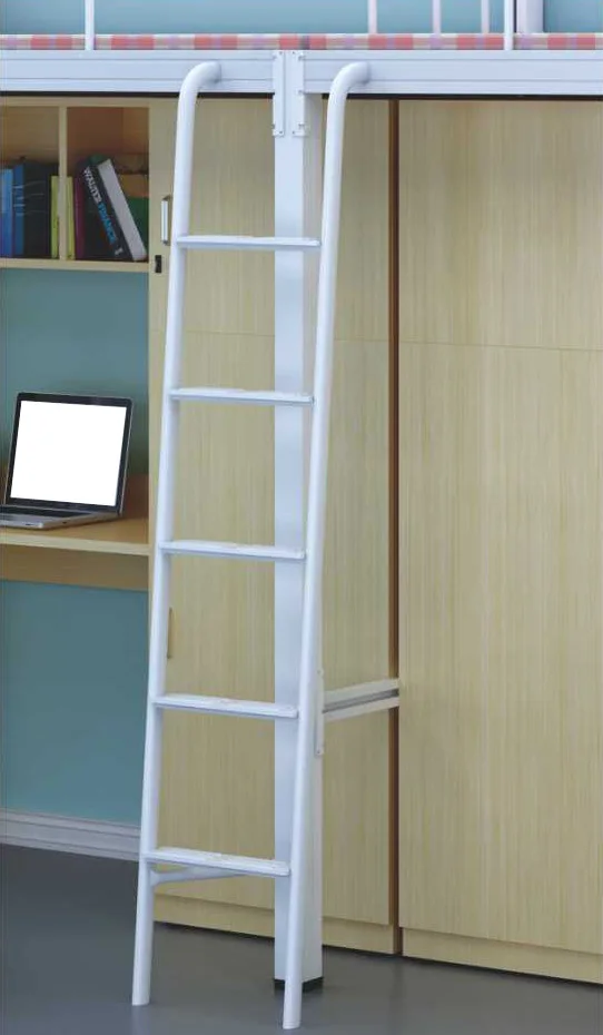 
Dormitory department bedroom steel student beds metal frame bunk bed with desk 