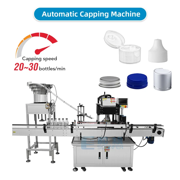 CE approved automatic liquid drink fruit juice bottle filling capping and labeling machine
