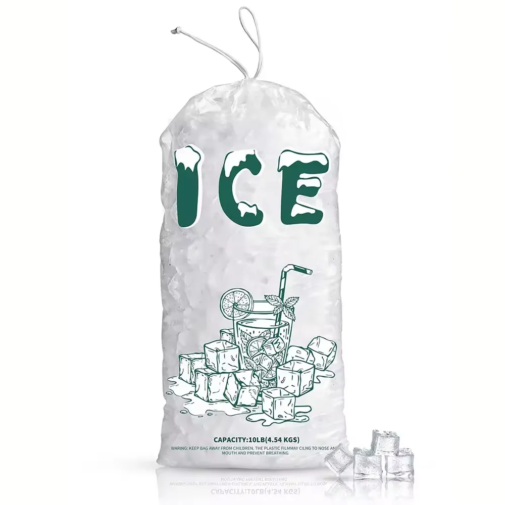 Top Popular Flexible Portable Ice Bags Disposable Plastic