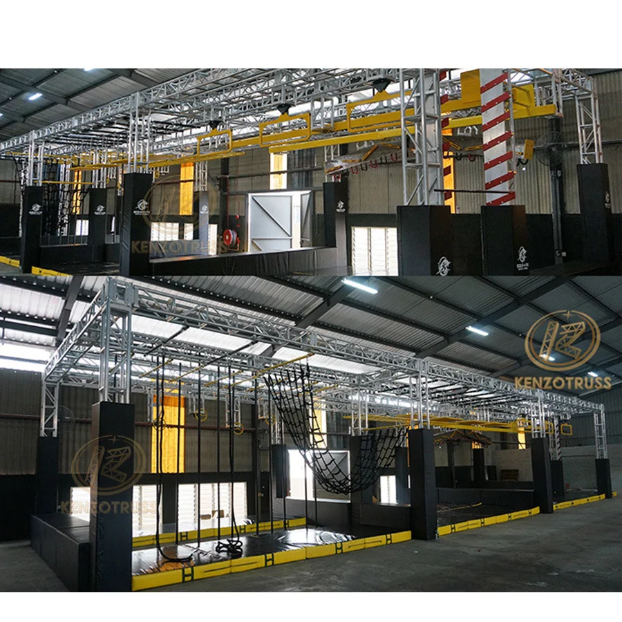 Indoor Outdoor Playground Ninja Warrior Obstacle Course Gym Equipment for Kids and Adults