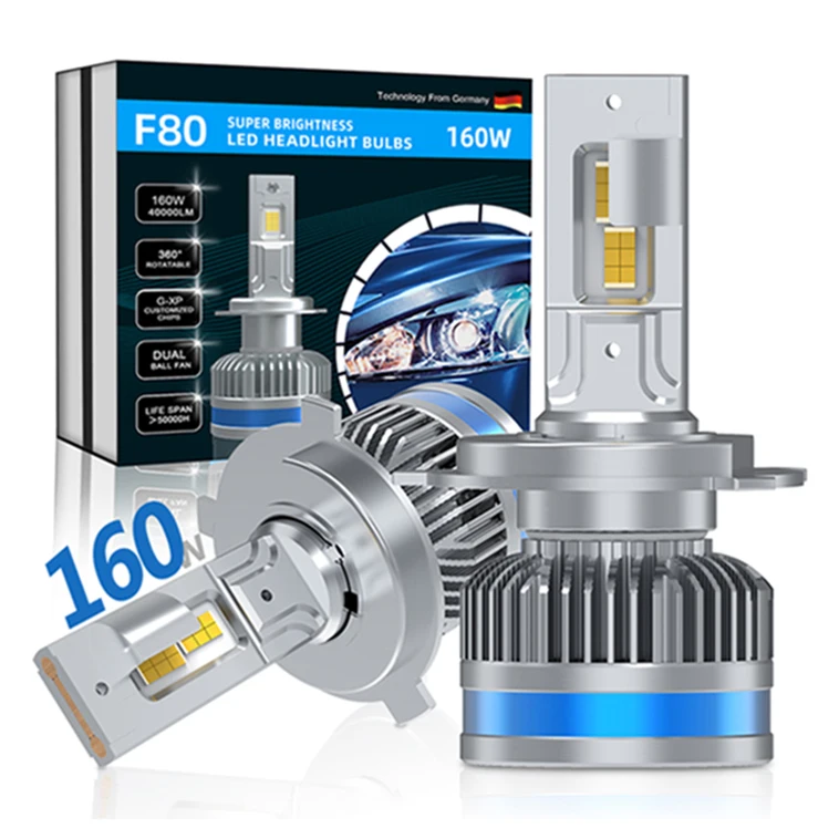 XENPLUS F80 190 пикап H4 LED 12V 160W 40000lm 6500K GXP чип canbus мини Автомобильная светодиодная