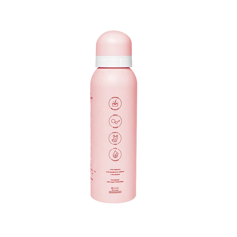 Private Label 60 Ml 2OZ 100Ml Cute Personal Pink  Luxury Cosmetic Spray Mist Bottles Plastic For Face Or Body Spray