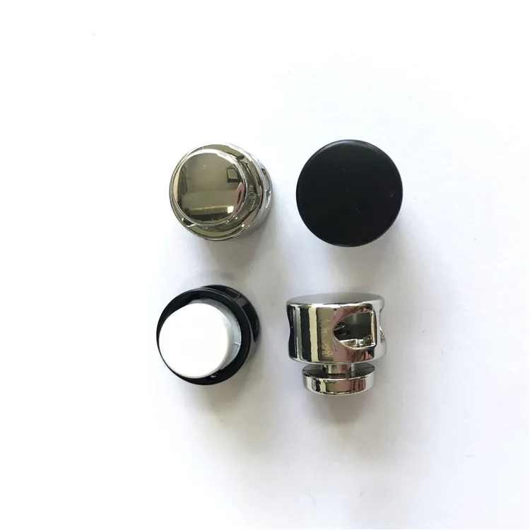 Custom design nickel-free cord lock stopper elastic metal zinc alloy brass cord lock