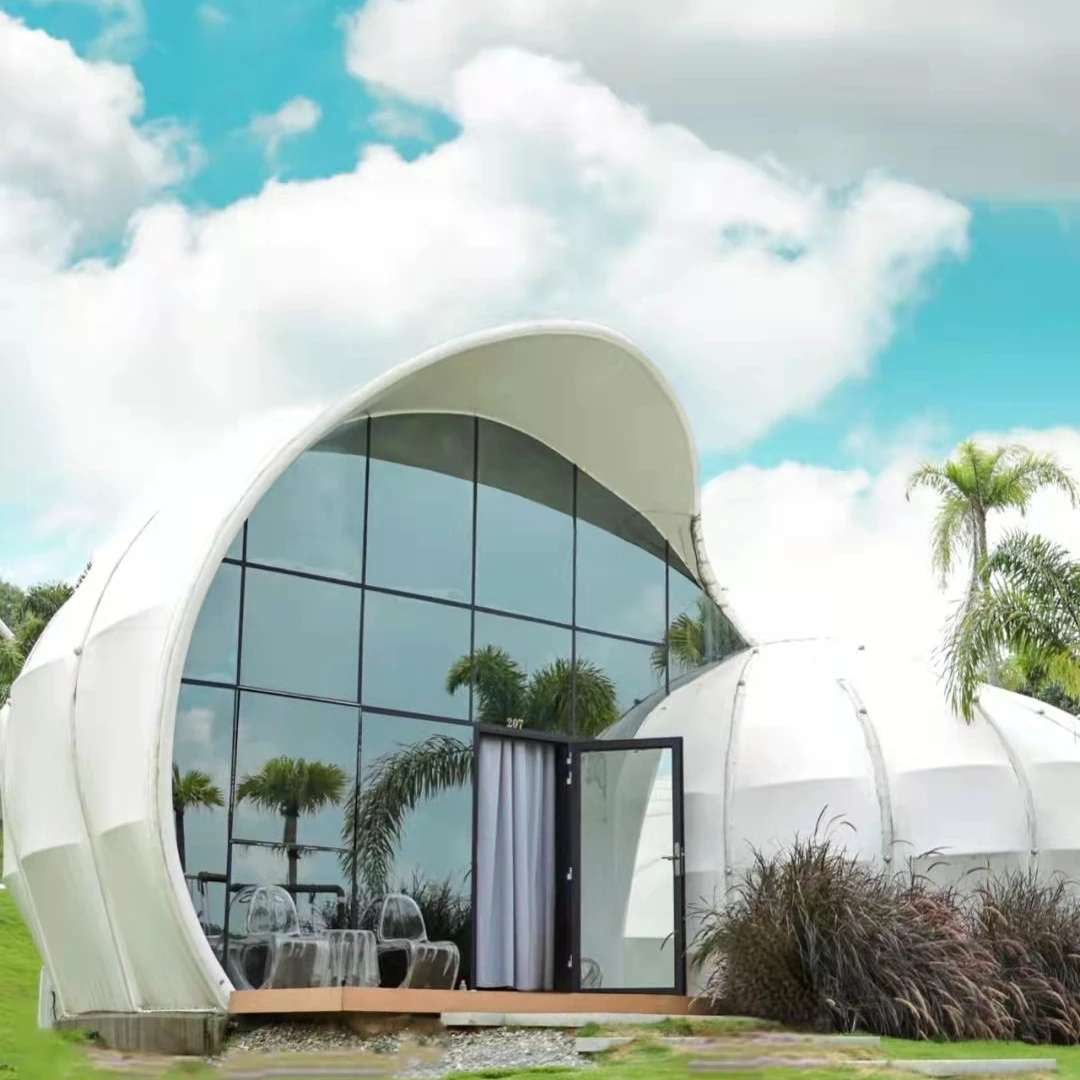 Высокое качество Улитка тент водонепроницаемый алюминиевые композитные панели для мембранная установка для роскошного отеля