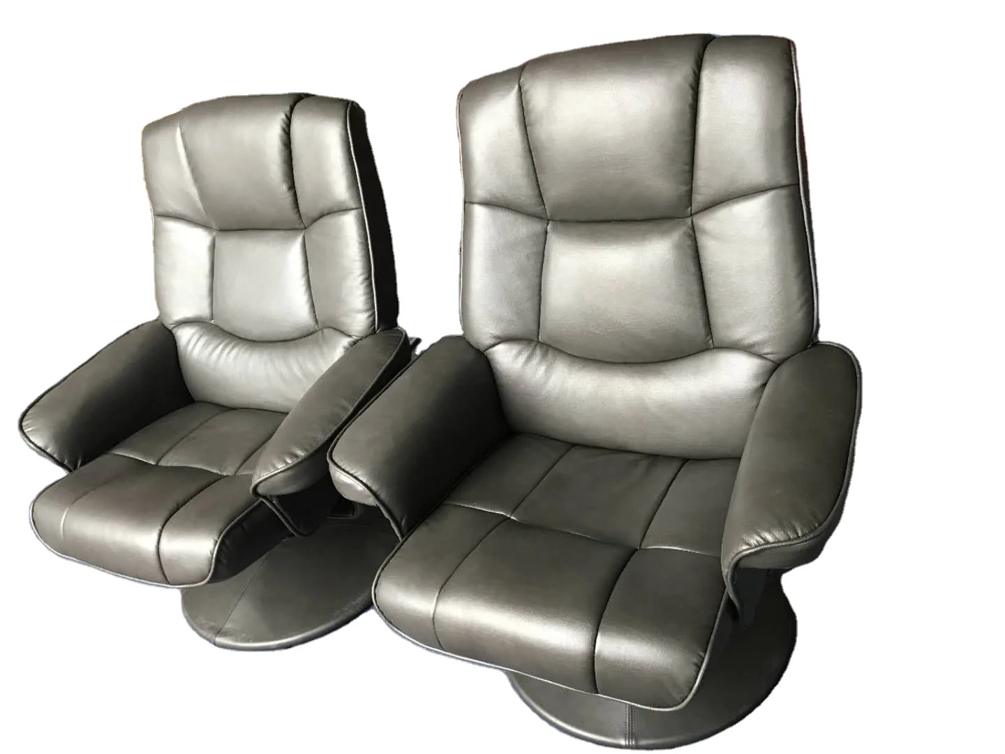 
Modern swivel recliner relax chair with footrest 