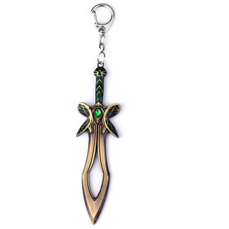 High quality Hot Sale Game Dota 2 Props Butterfly Sword Keychain Film and television animation game props keychain