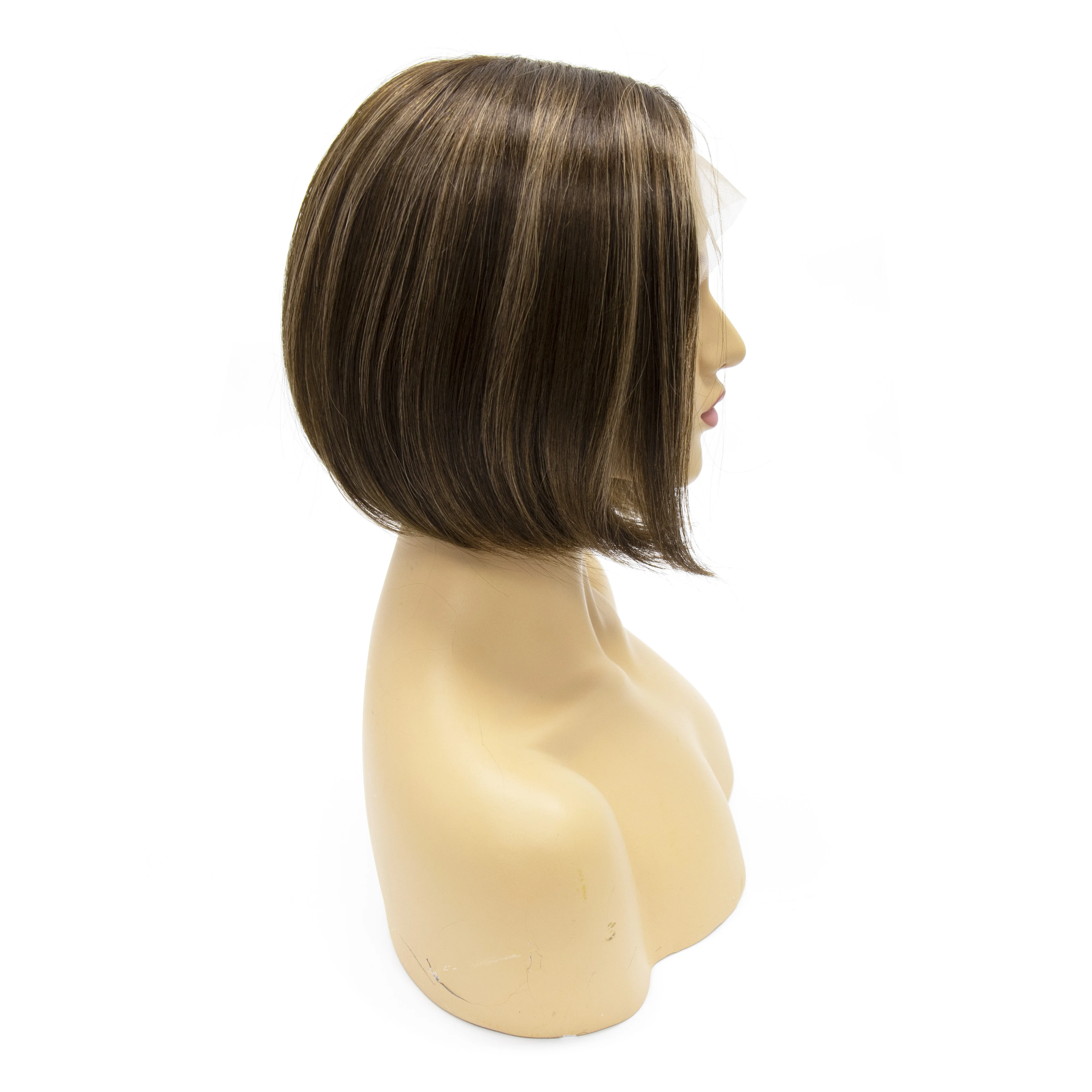 Raw Virgin Cuticle Aligned Human Hair Transparent Lace Frontal Piano Color HD Lace Front Wig With Baby Hair For Black Women Chinese Suppliers