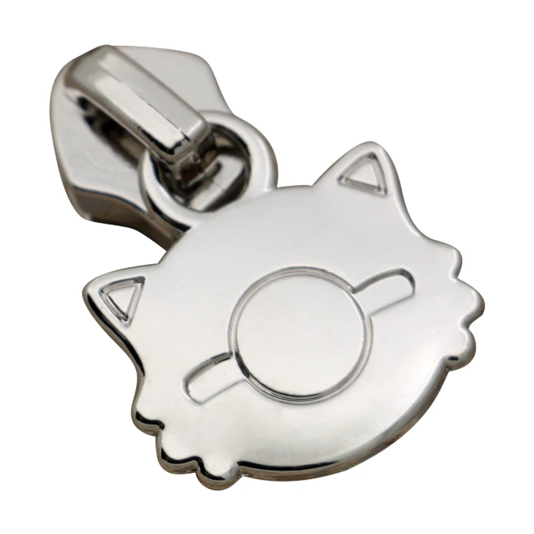 
Creative Clothing Zipper Puller Design Pull Manufacturer Custom #5 Nylon Slider Rainbow Head For Bags 