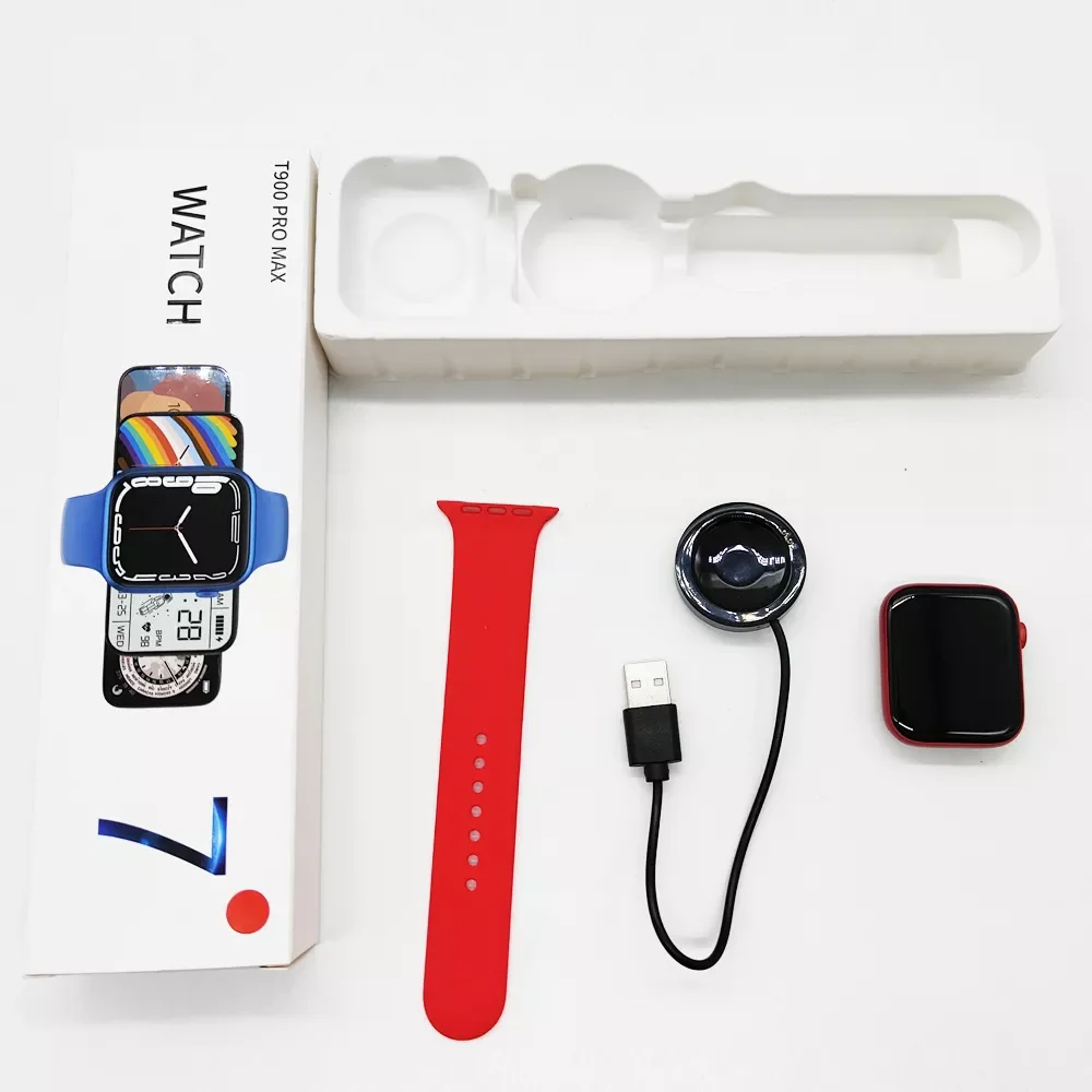 New Arrival t500 plus pro haylou smart watch t900 pro max serie 7 2022 model new Blood oxygen Heart Rate