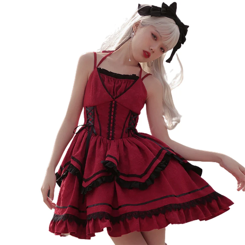 Goth women clothing gothic punk dress womens gothe dresses for girl with dark grain fabrics size zipper