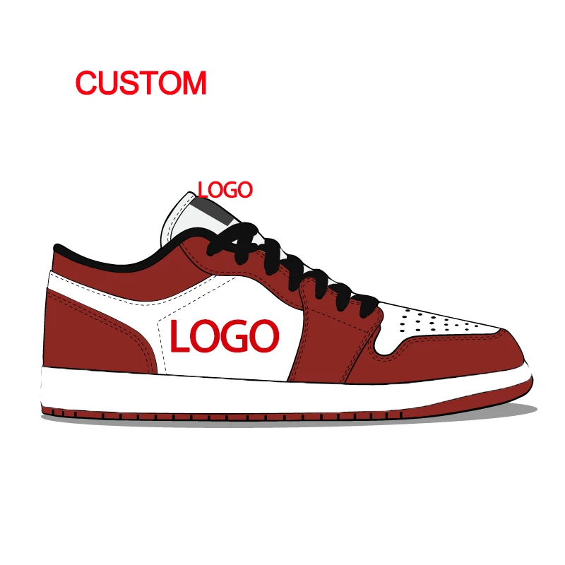 Custom Brand Fashion Design Light Weight Sport Casual Shoes Low Top Sneakers Walking Basketball  Shoes
