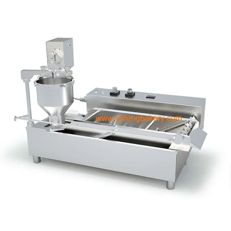 Mini donuts maker automatic donut fryer machine commercial cake doughnut making machinery Mochi donut frying for bakery shop