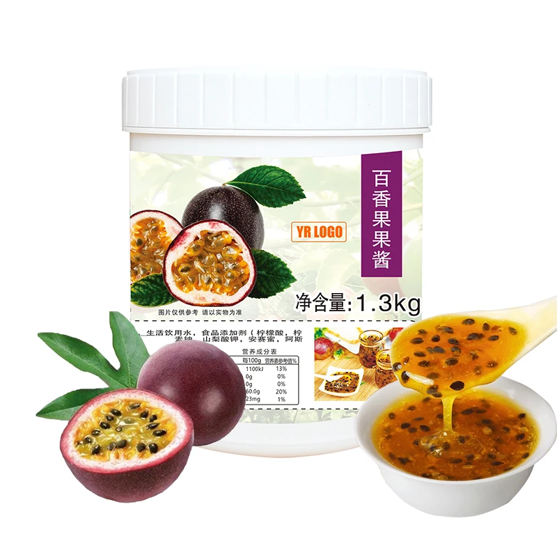 0 Fat Jam Spread on Bread or Concocted Drinks Squeeze From Fresh Passion Fruit