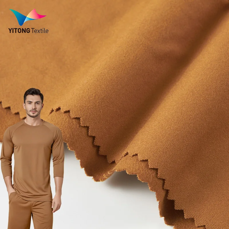 Wholesale Textile Fabrics 170 gsm Moisture Wicking Polyester Spandex Fabric 90% Polyester 10% Spandex Fabric for t-shirt