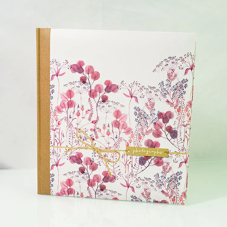 Wedding photo book Velvet Binding Folders memory album scrap book album Custom 4 x 6 Baby Photo Album with 50 pages