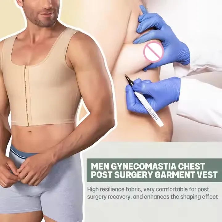 Men Tank Tops Custom Logo Fajase Colombianas Shirt Mens Girdle High Compression Shapewear Body Shaper For Men