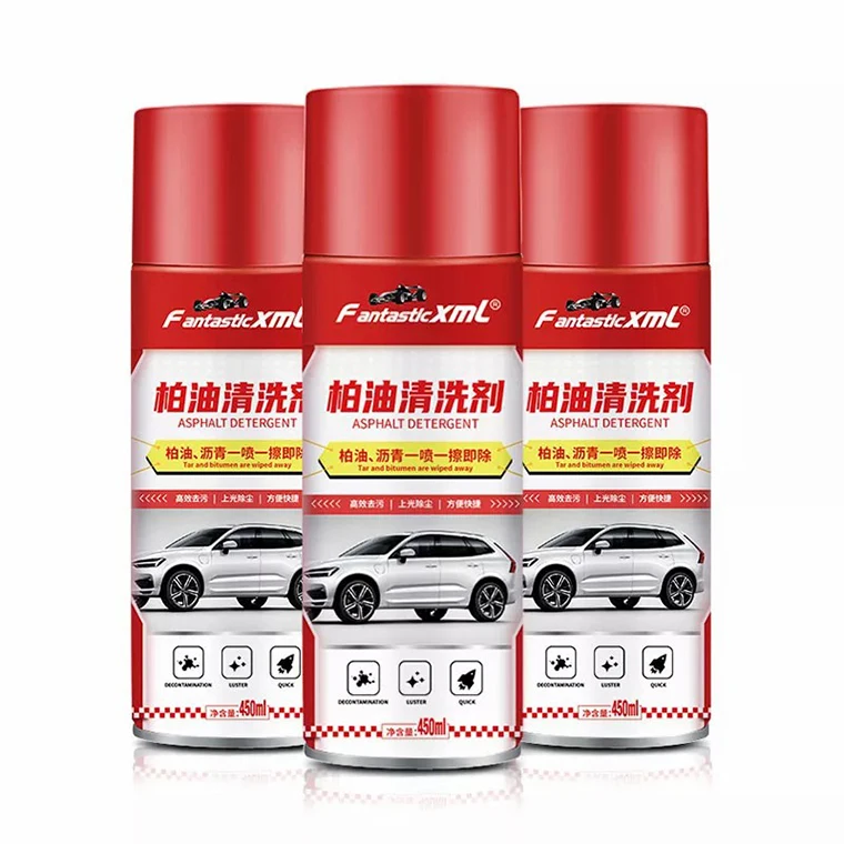 3 in1 Customization Car Body Tar Pitch Bug Sap Asphalt Cleaner Spray Shellac Remover To Remove Bug Tree Saps Bird Droppings