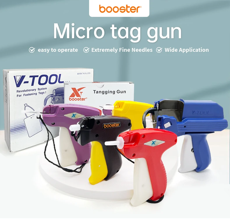 Booster stitch gun attacher tagging tool attaching tool garment price label gun clothes tag gun
