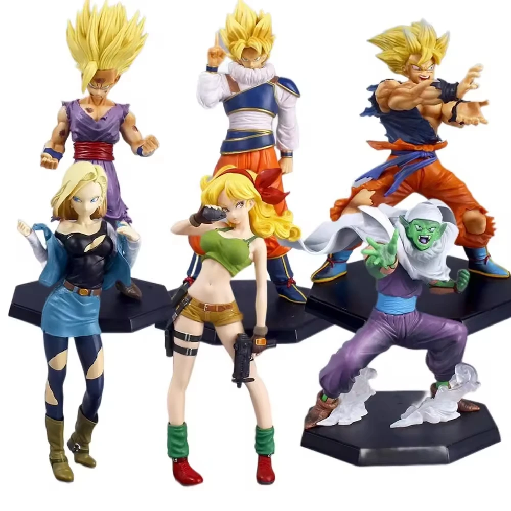 Коллекционная фигурка из аниме «8 видов стилей сын Гоку» Vegeta Lunchi/Ranchi Android #18 игрушечный подарок