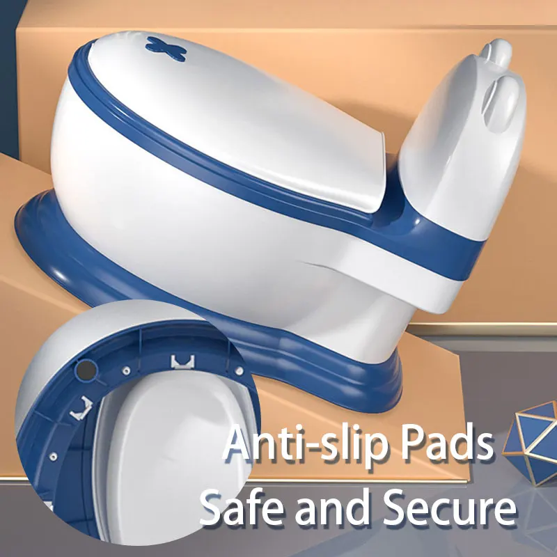 2024 new products baby training toilet seat plastic PP material portable baby potty chair splash guard seat trainer for kids