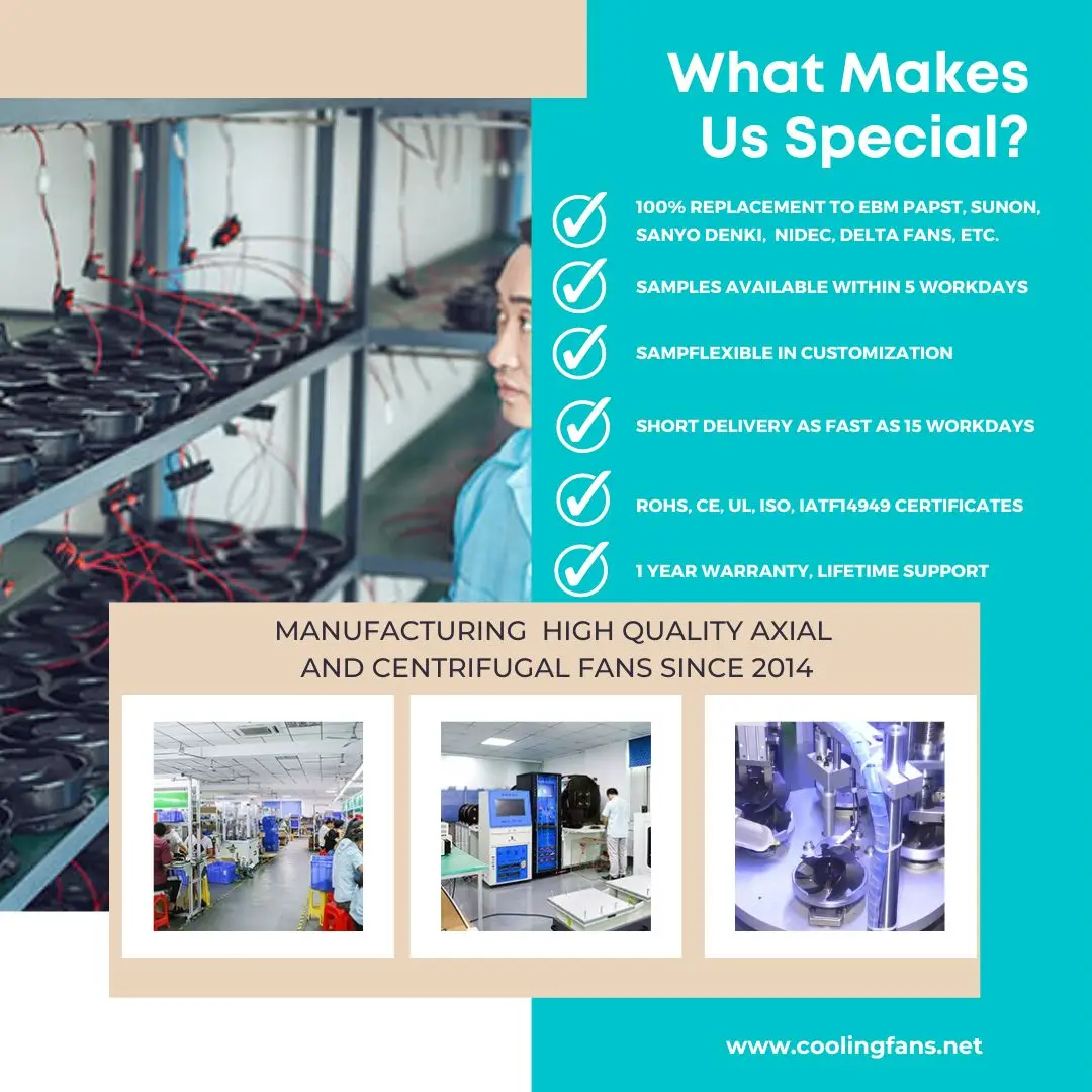 140mm Small AC Forward Curved Radical Centrifugal Blower Cooling Fans