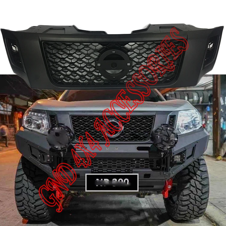 
High quality ABS material Navara Np300 front grille accessories part 