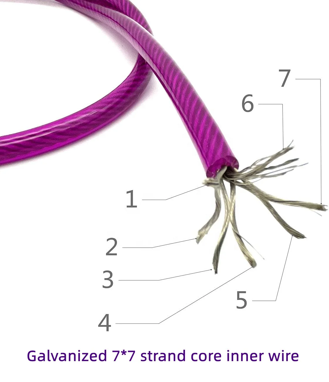 Xinjieda отличное качество легкий кабель безопасности замок для багажа проволока с стальным покрытием двойная петля оптовой
