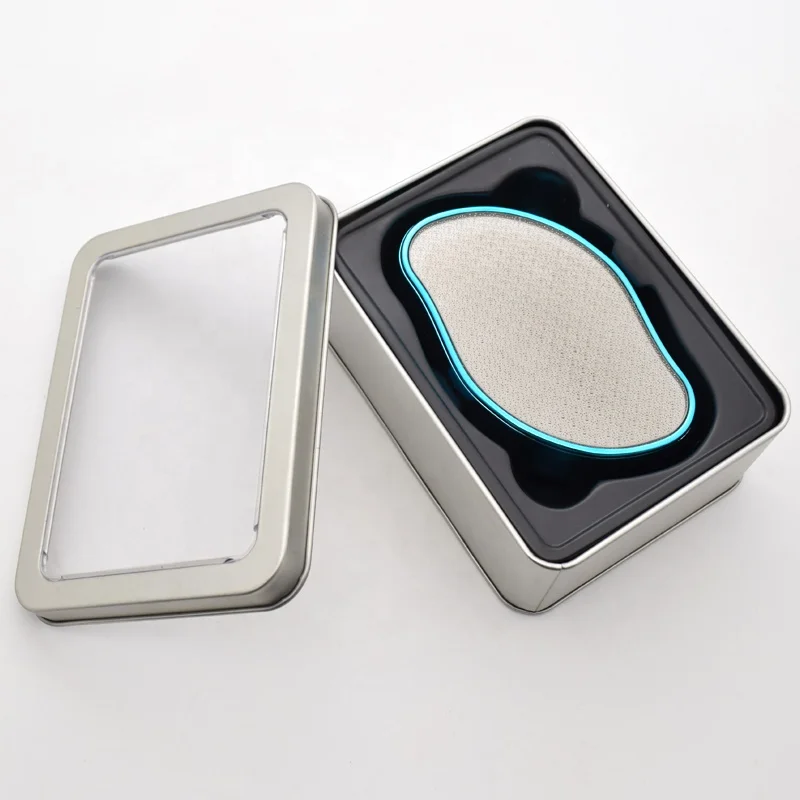 Factory hot selling mango-shaped glass nail shiner for foot