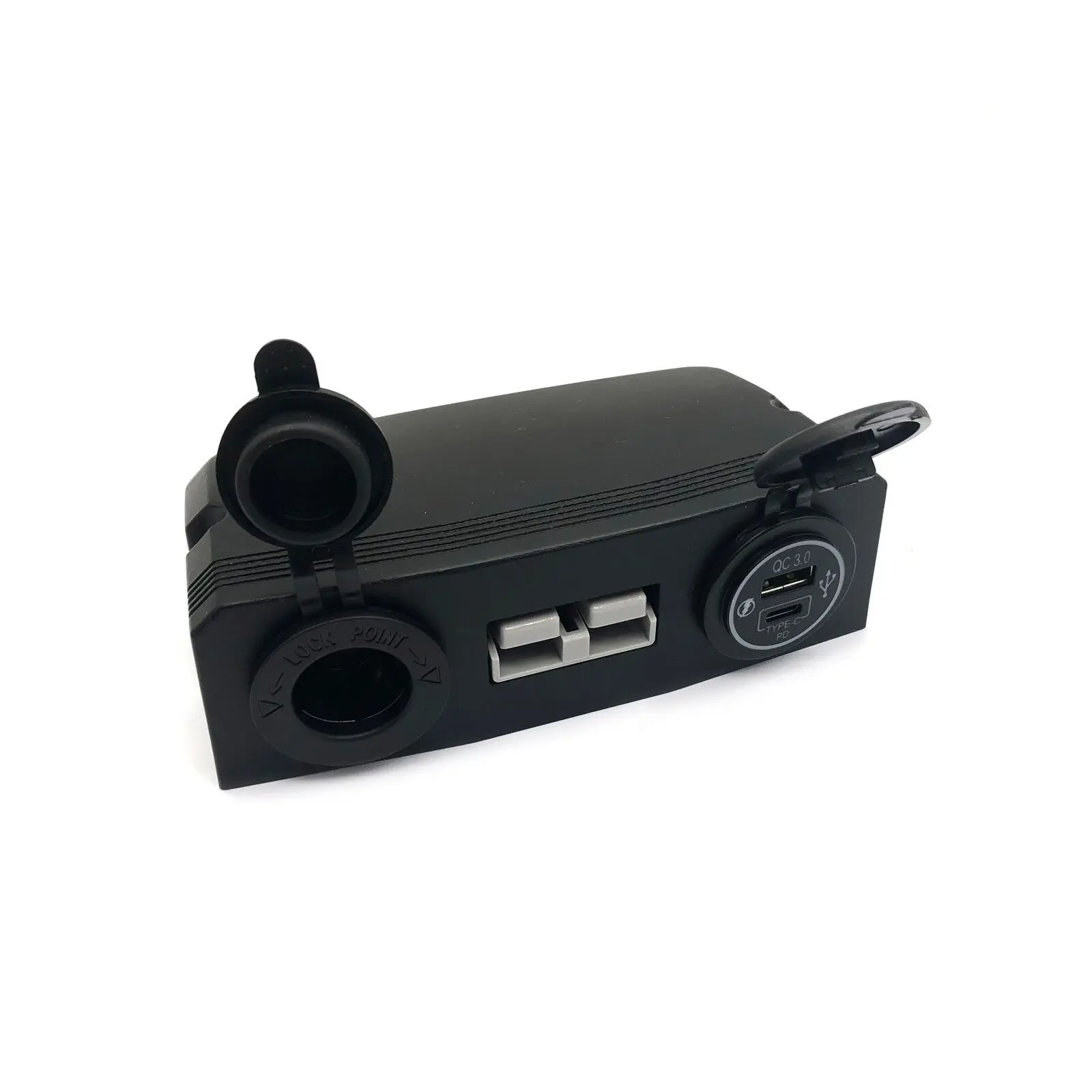 Tent housing for Anderson Connector Plug with USB sockets