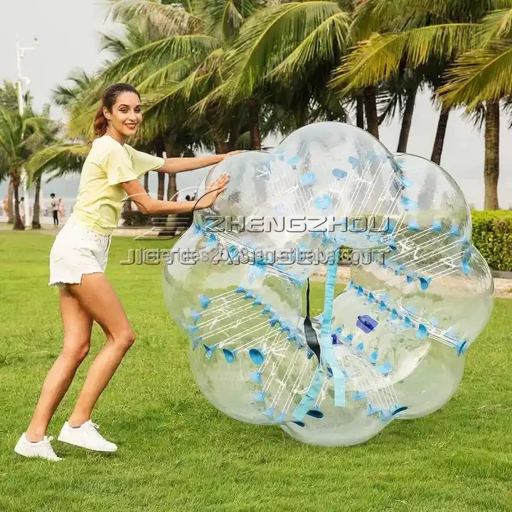 Manufacturer cheap price PVC inflatable adult body zorb soccer human bubble bumper ball for football