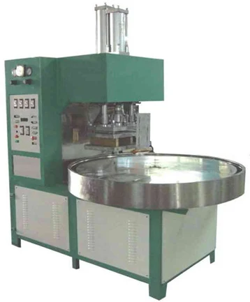 JINGSHUN Hot Sale Round Table Turntable Blister Packing Sealing Machine for Toothbrush Toy High Frequency Welding Machine