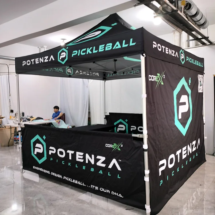 Sunshine Custom print Factory supply pop up canopy gazebo 10x10 ft tent Outdoor business event promotional trade show tent