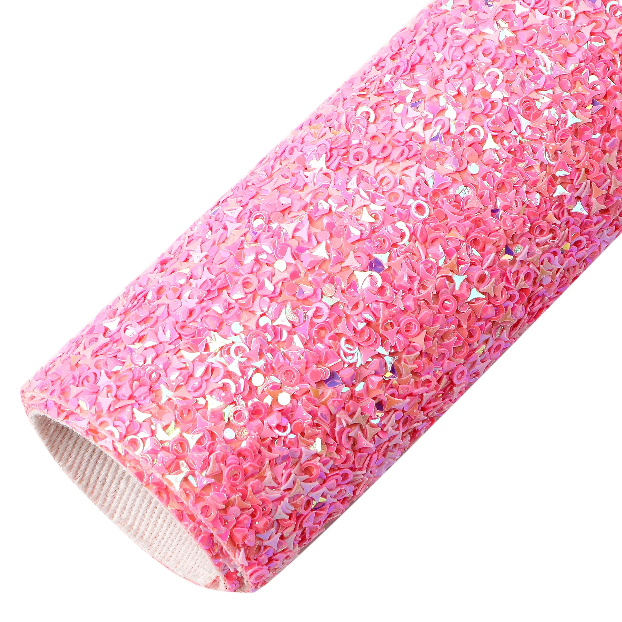 20*33cm Sequin Chunky Glitter Faux Synthetic Leather Sheets For Diy Crafts Hairbows Material 1146183