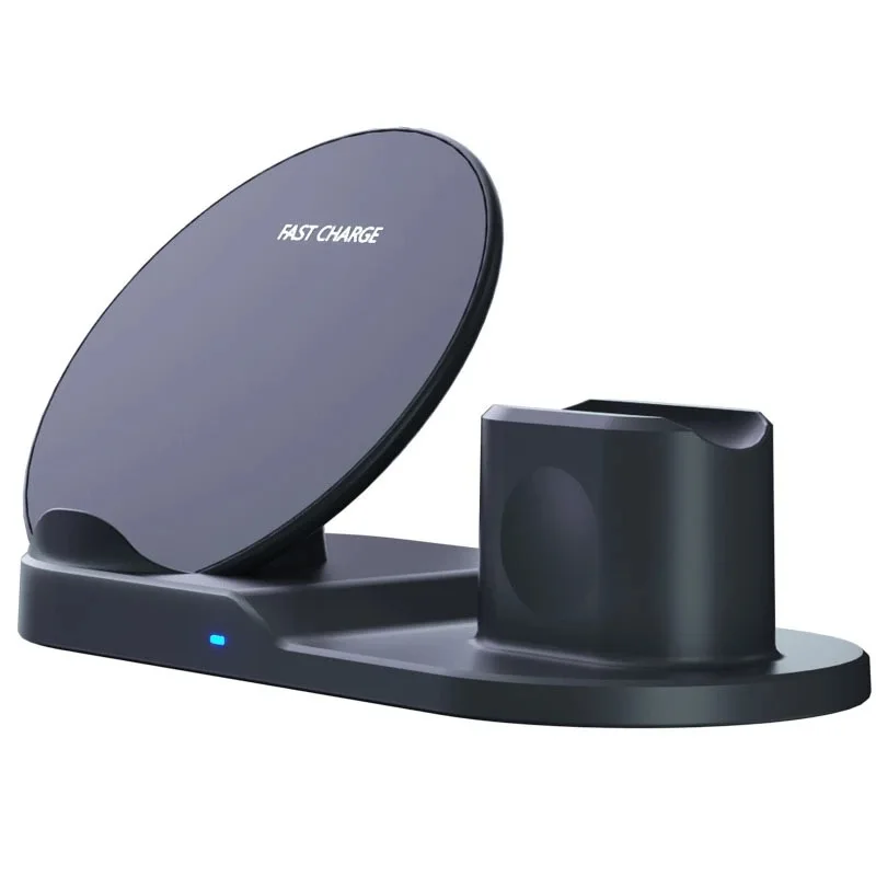 
Innovative Products 2020 Newest Fast Wireless Charger LED Mood Night Light Mobile Stand Wireless Charger 