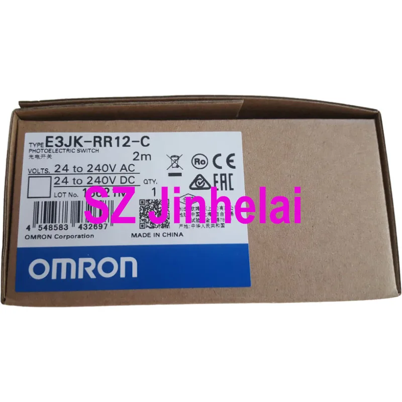 New and Original OMRON E3JK-RR12-C Reflective Photoelectric Sensor Through Touchless sensor 24-240VAC/DC 2M