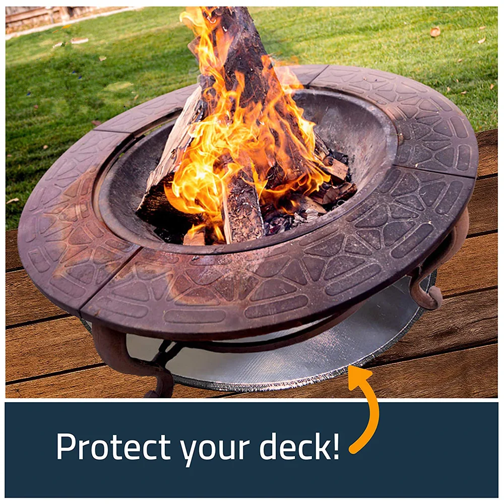 
30' Fire Pit Bowl Heat Reflection Mat 