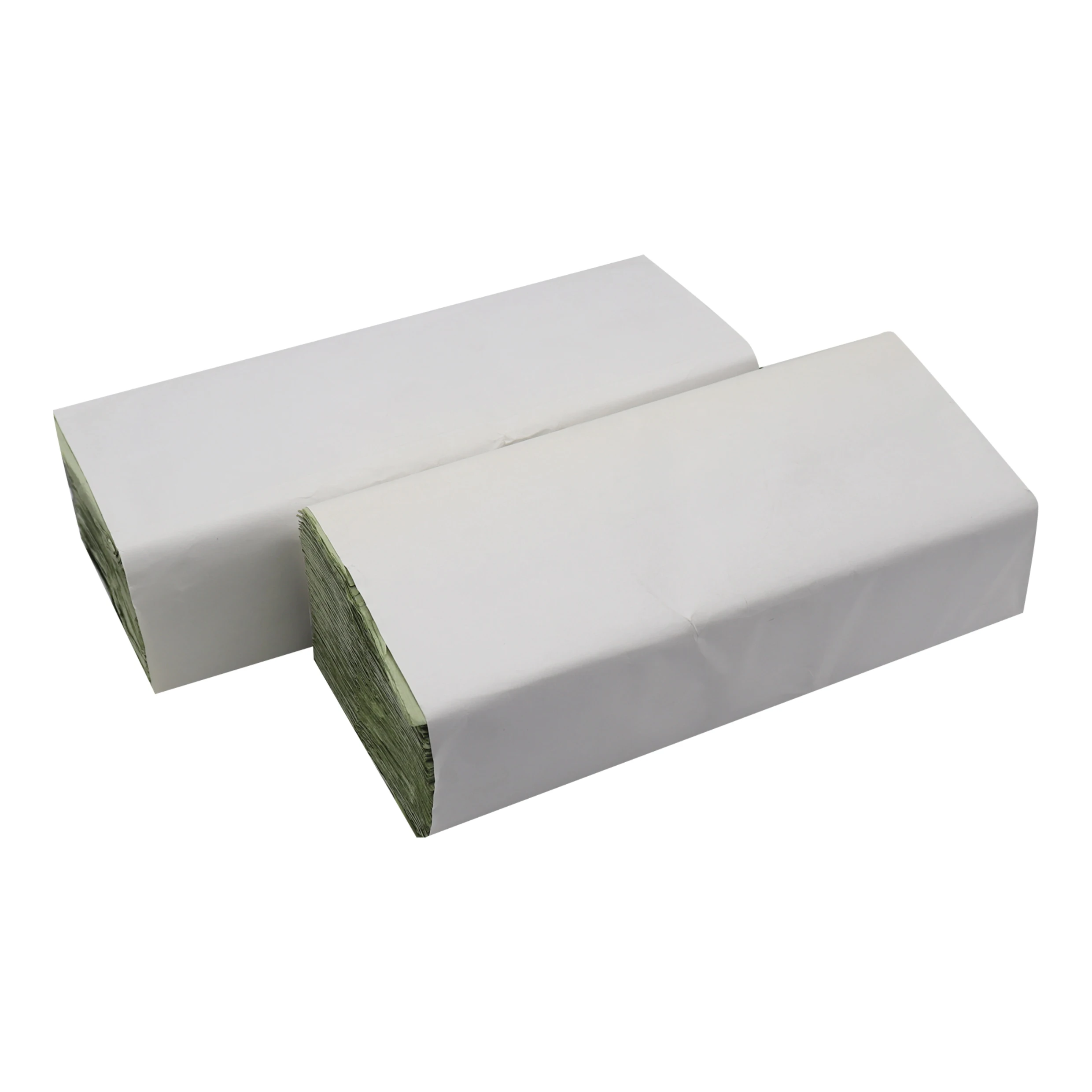 Qingshe оптом с фабрики под заказ 120 листы 1-PLY ручной вытирать бумажными полотенцами зеленого цвета C раза 100% дерево целлюлоза не бывшая в употреблении и папиросной бумаги