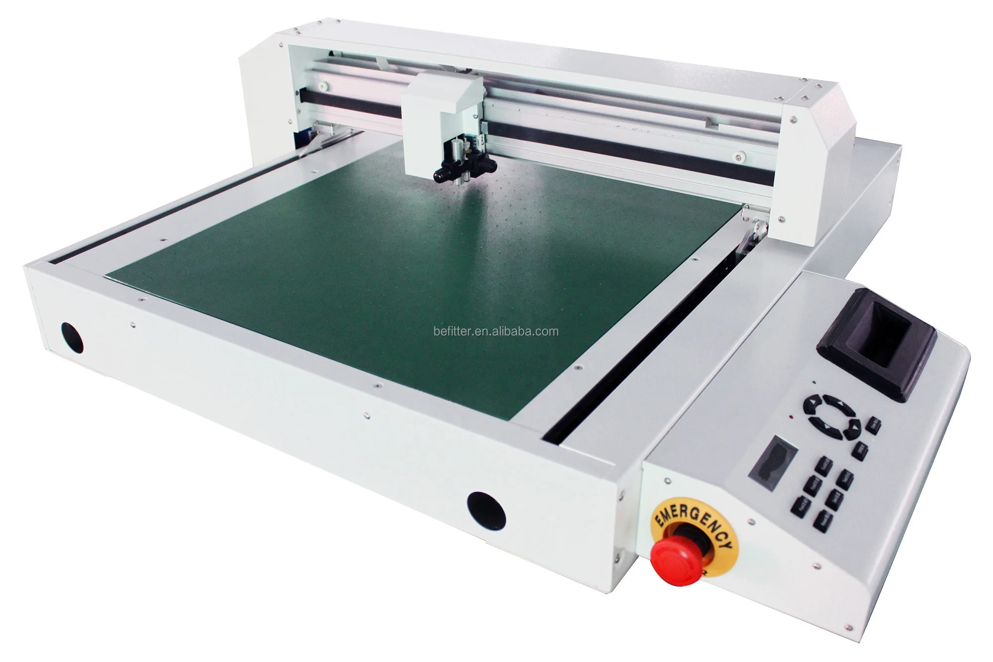 FC6090A Big size automatic flatbed plotter paper label cutting creasing die cutter machine