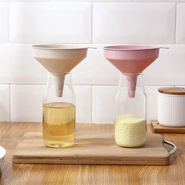 Multi Function Kitchen Tools Multi Colors Plastic Funnel Eco-friendly Utensils Kitchen Appliance