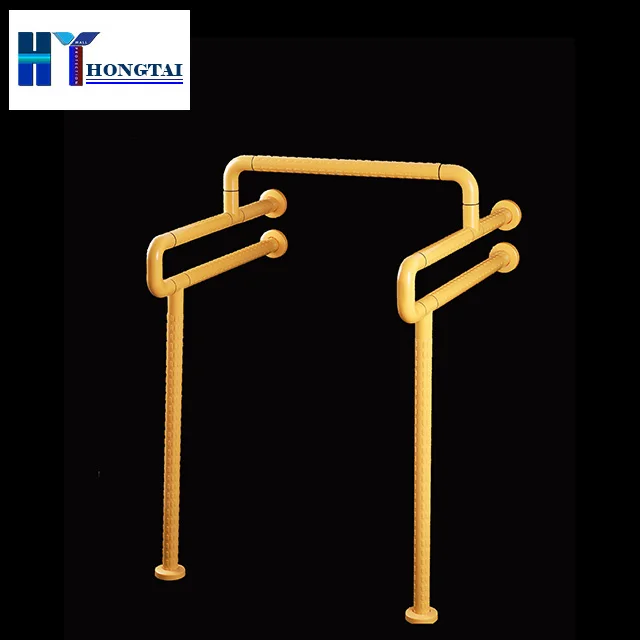 Toilet Safety Handrail Handicap Nylon Railing Urinal Grab Bar for Bathroom