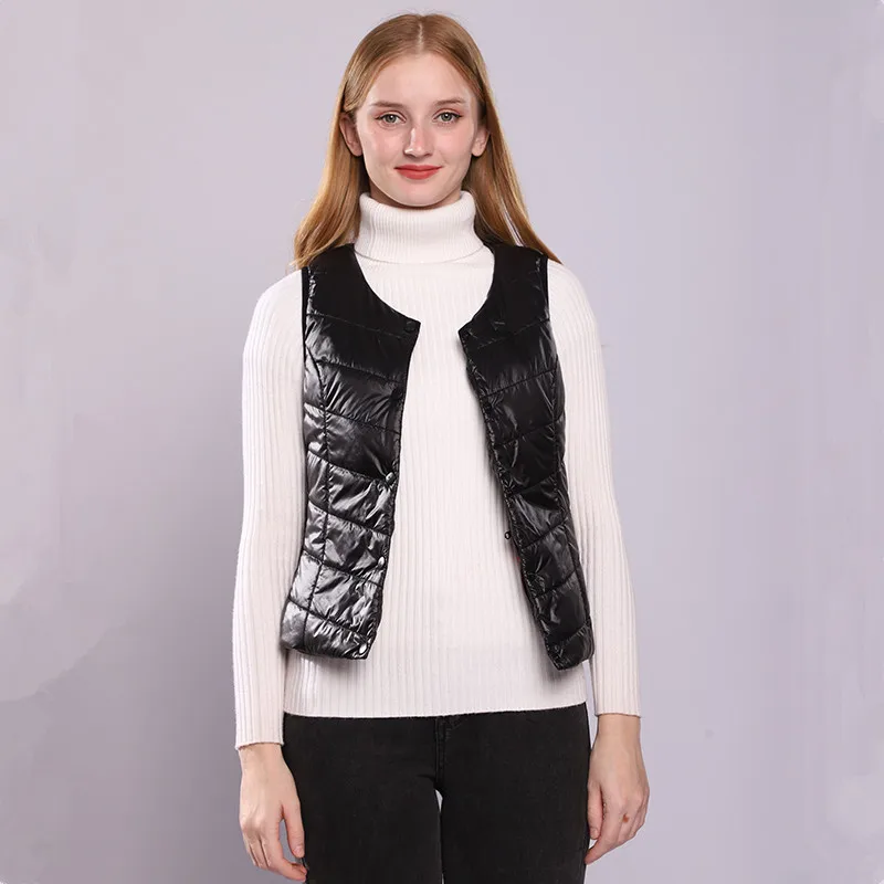 Smart App Control Heating Vest Usb Electric Heating Charging Men And Women Waistcoat